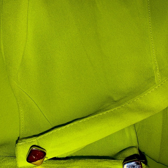 Neon cocktail Asymmetrical dress - Picture 3 of 5